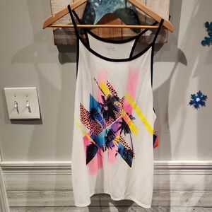 NWT City Streets Colorful Graphic Women's Sz XL Tank Top